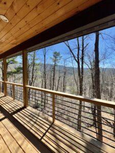 Mountain community views at Linville Falls Mountain Club in North Cove North Carolina