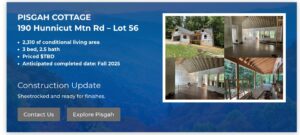 Linville Falls Mountain Club community grounds in North Cove NC destination for buyers from Florida and the coast